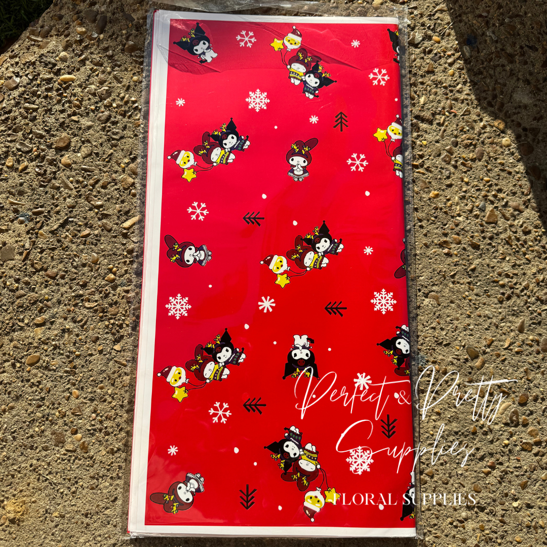 K Christmas Floral Paper